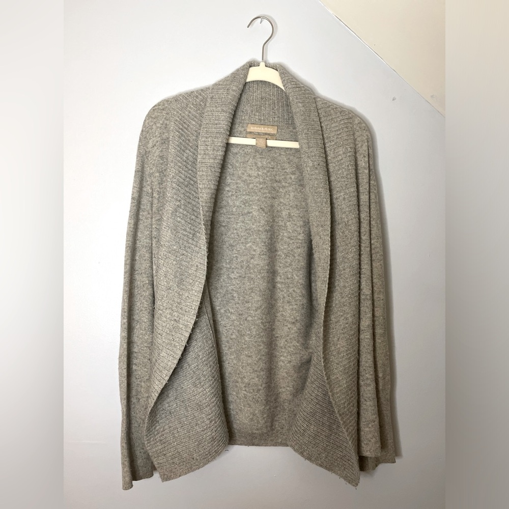 Banana Republic Grey Wool Open Cashmere Fall Sweater - Size S